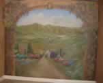 Santa Cruz, Ca., Dining Room Mural, path to Hill Country